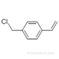 Benzène, 1- (chlorométhyl) -4-éthényl- CAS 1592-20-7